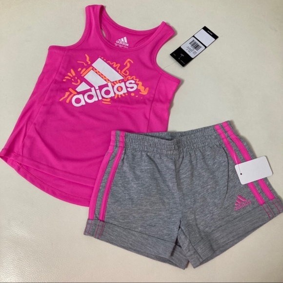 adidas Originals Other - Adidas cute pink active performance shorts set 6208